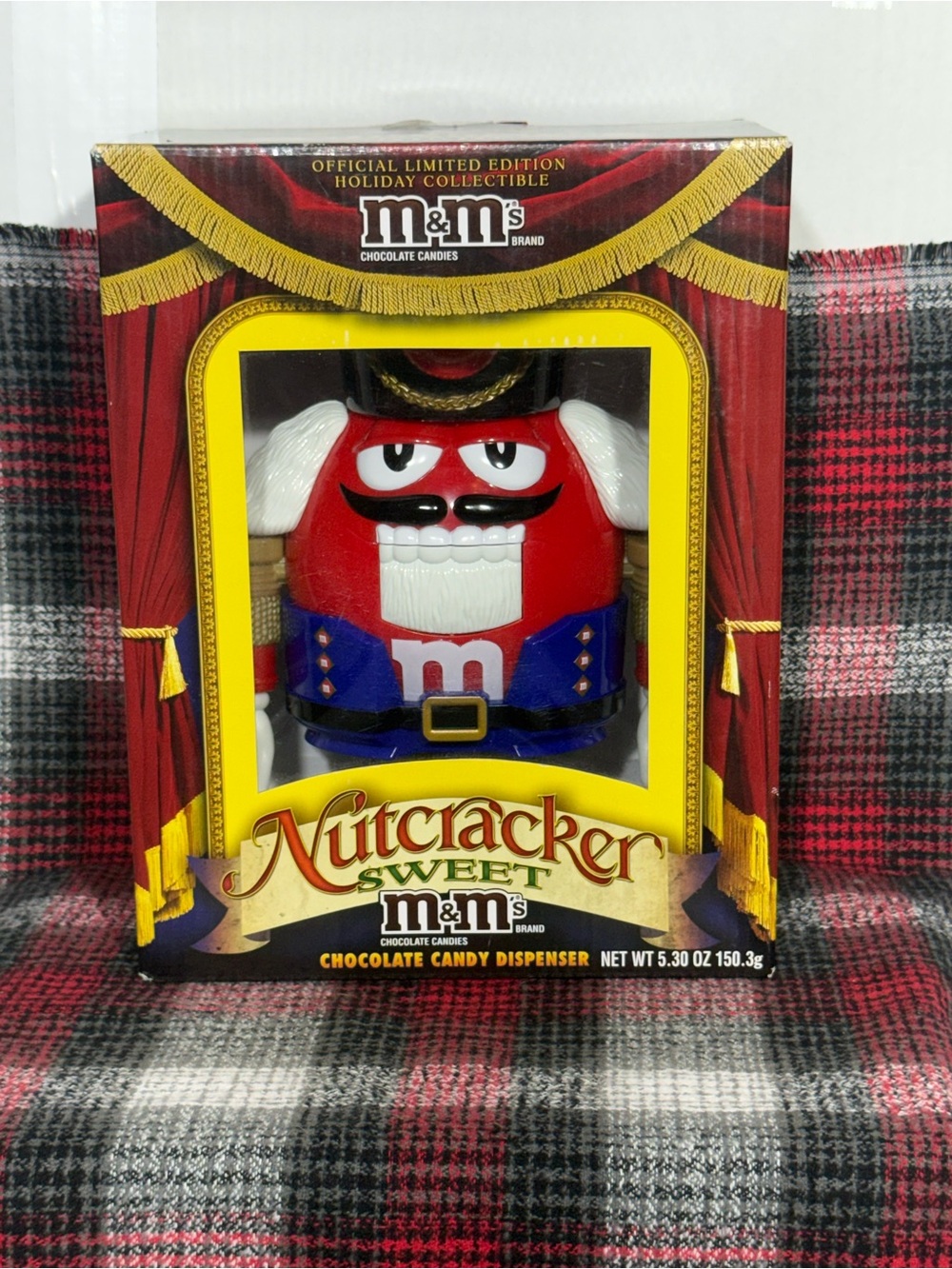 Nutcracker Sweet M&M’s Holiday Chocolate Candy Dispenser • Limited Edition NIB